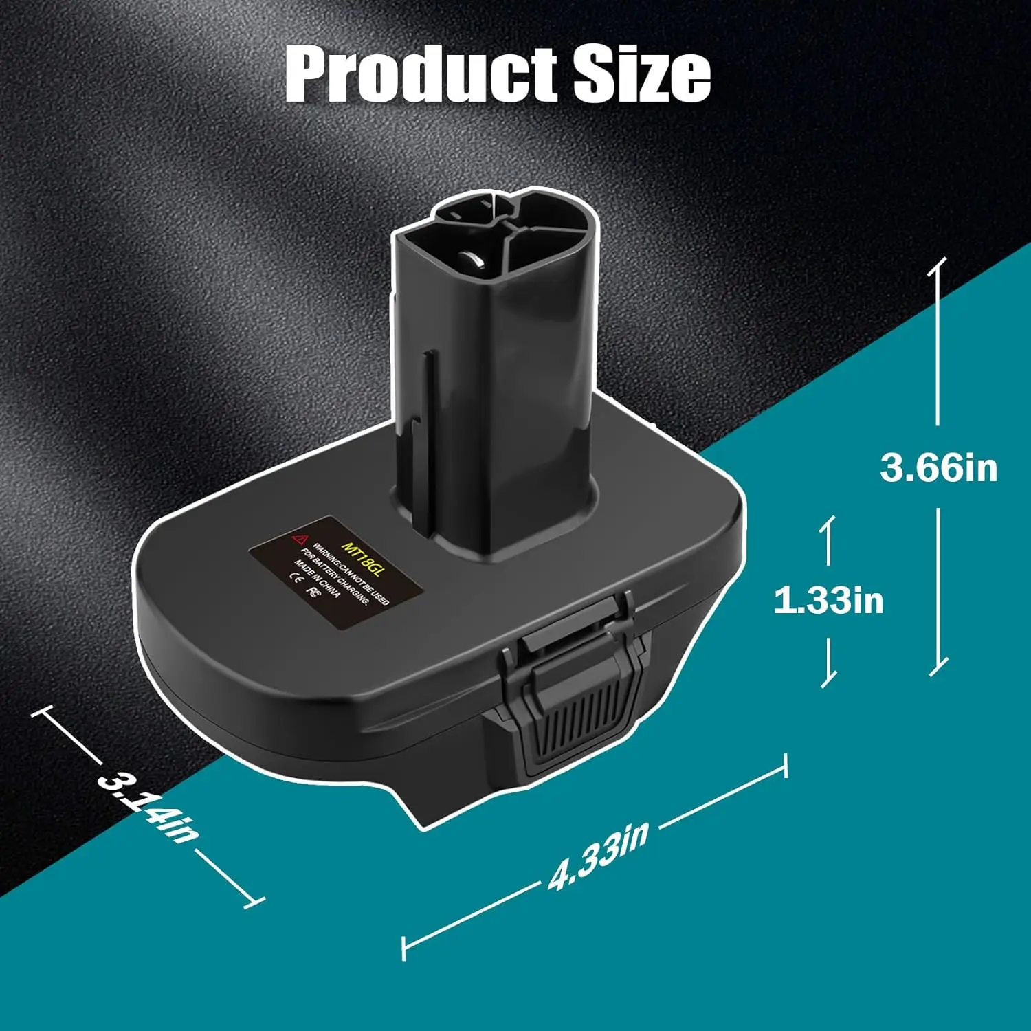 Imagem -06 - Adaptador de Bateria Conversor Mt18gl para Makita 18v Li-ion Bateria Converter para Artesão 19.2 Volts Bateria Ferramentas Elétricas Broca