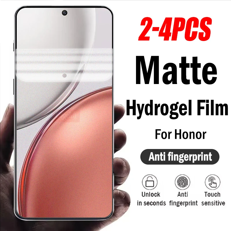 

2-4Piece Easy-Installation Screen Protector for Honor X9d X8c X8b X8a X8 X7d X7c X7b X7a X7 X6c X6b X6a X6 Matte Hydrogel Film