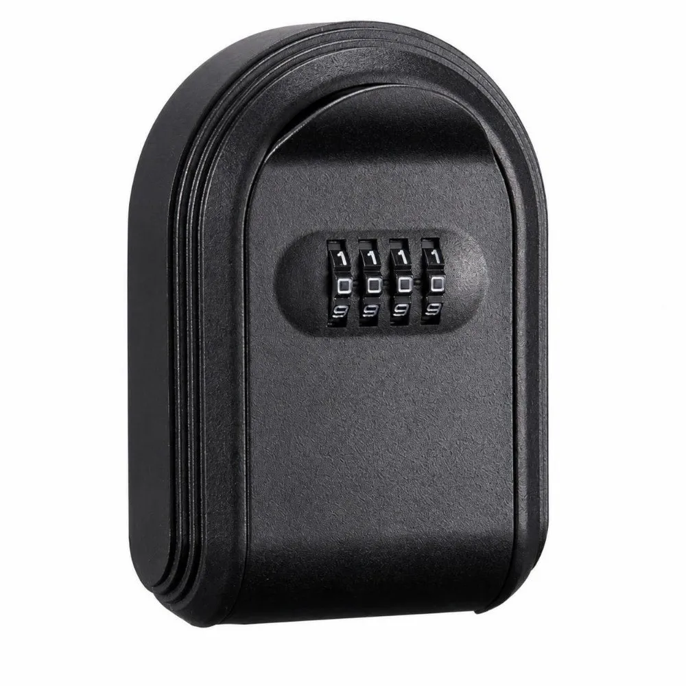 Full Plastic Password Key Box Mechanical Combination Lock 4 Digit Password Key Lock Box Universal Fit Waterproof