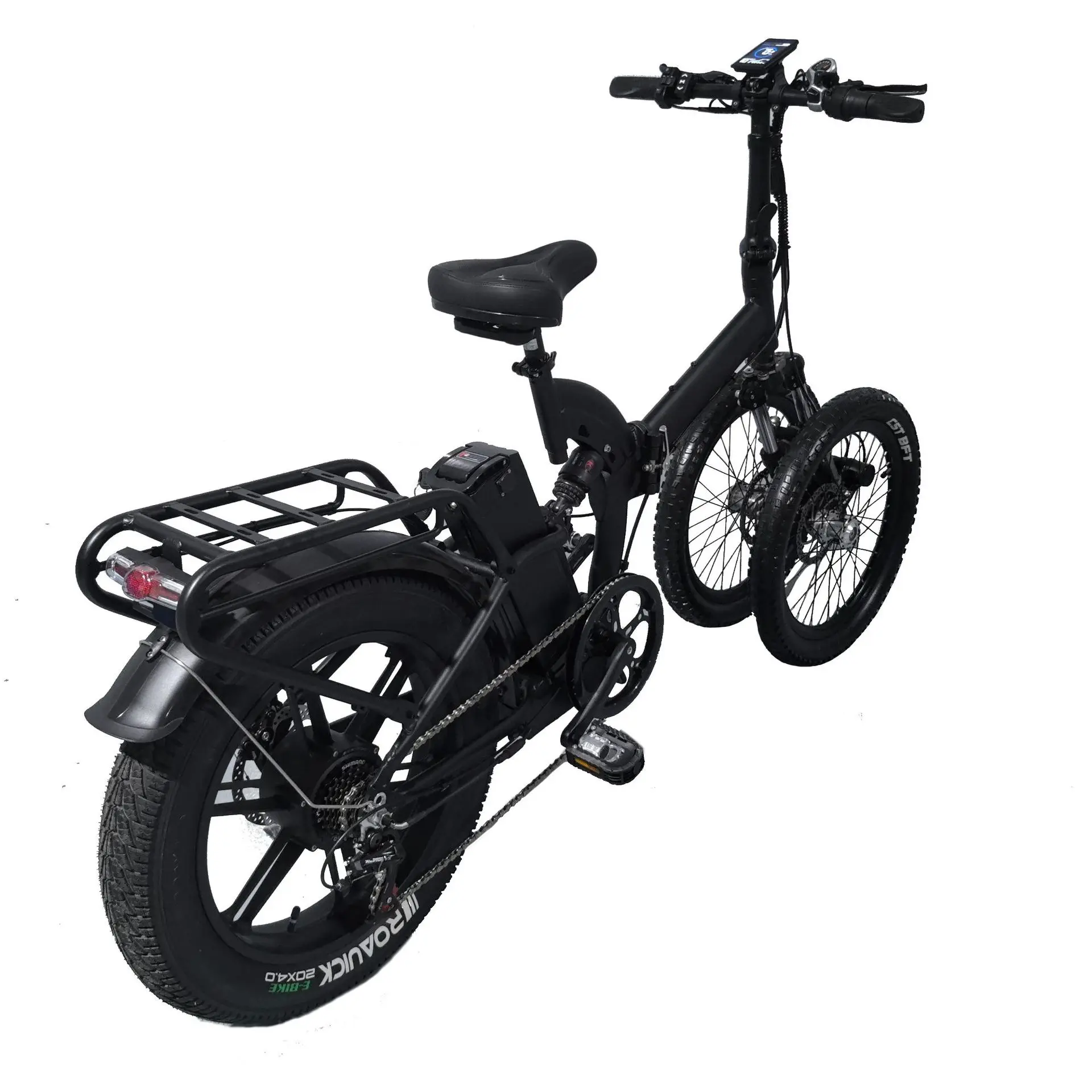 500 (w) electric moped reversing power assist bicycle folding reversing bicycle tricycle electric fully enclosed