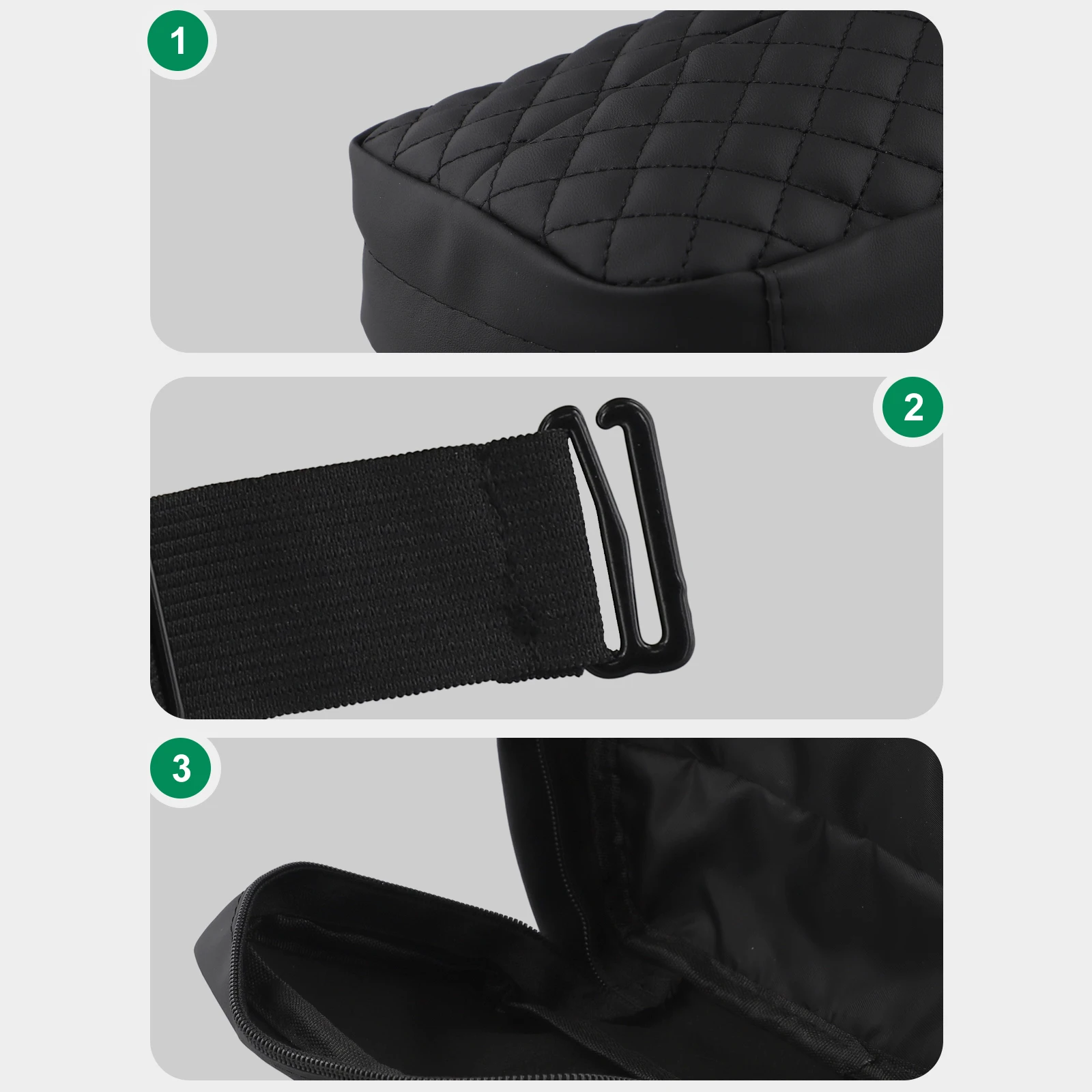 Car Mounted Box Armrest Box Paper Drawing Box Car Chair Back Hanging Type 2024 Hot Sale Brand New And High Quality