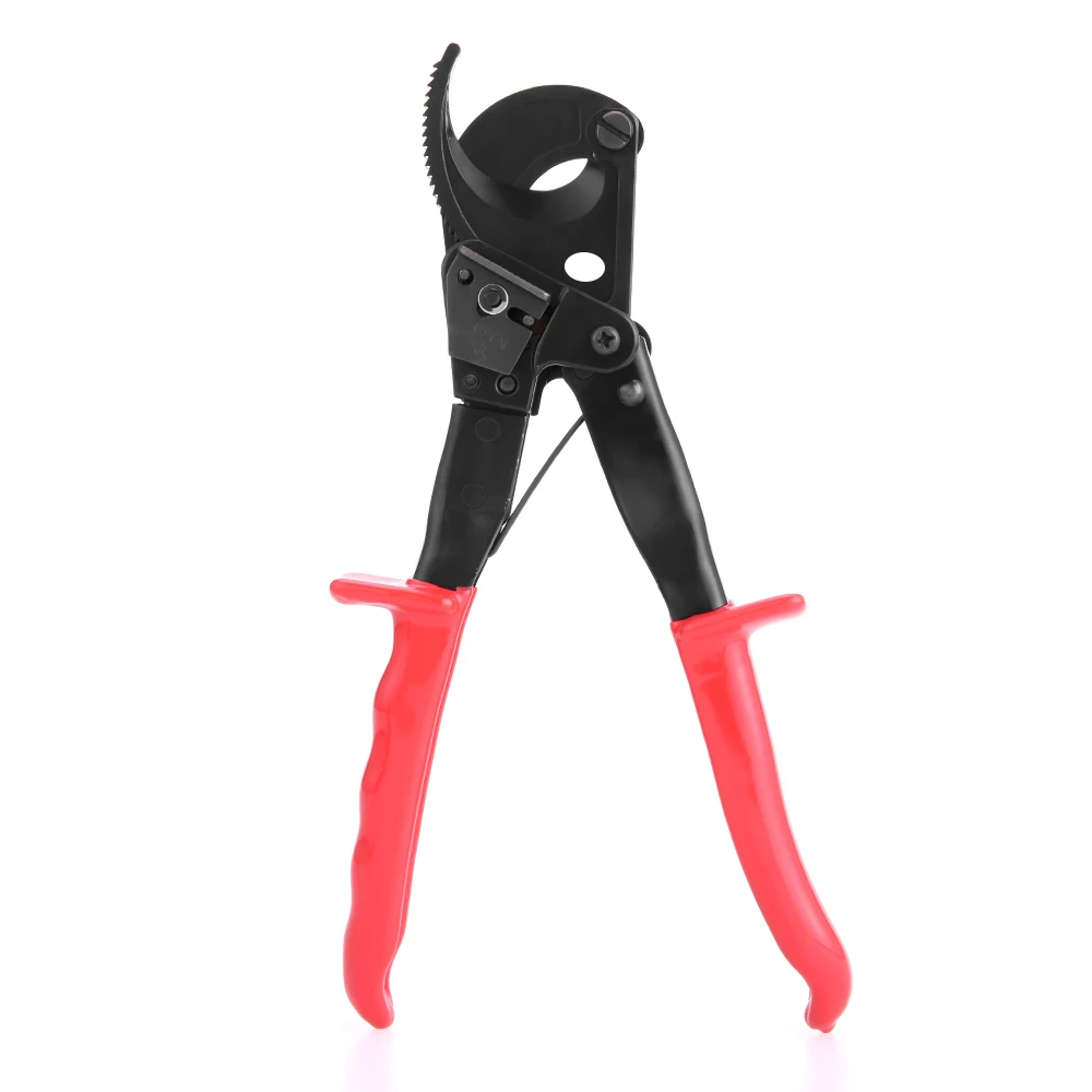 

Профессиональный сверхмощный кабельный резак с храповым механизмом 240 мм2, ручной инструмент для резки медного и алюминиевого кабеля