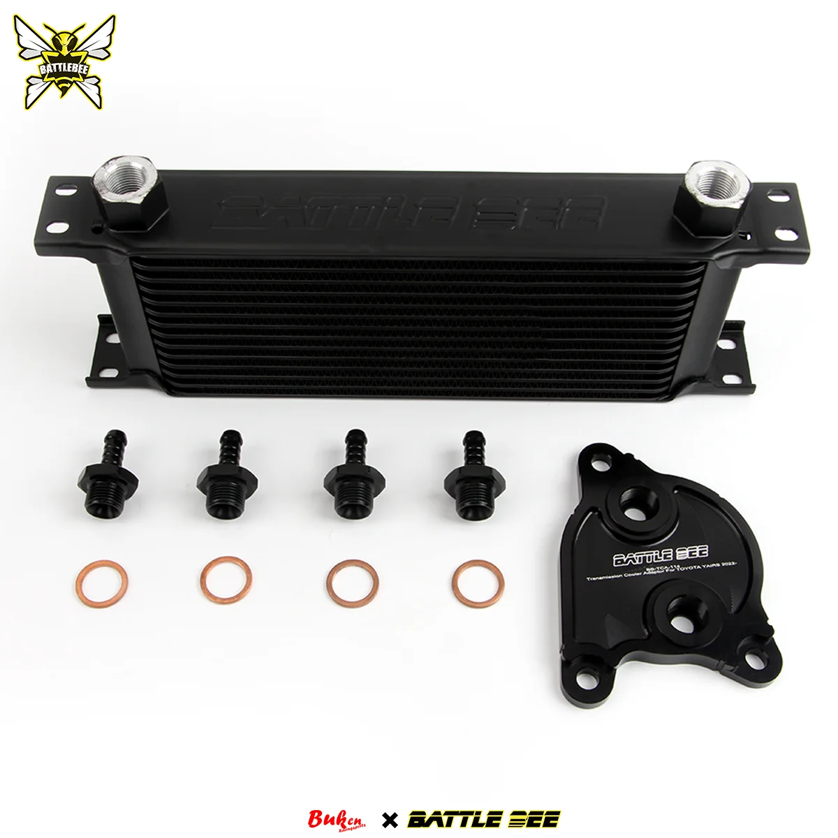 Battle Bee Gearbox Transmission For Toyota Corolla Oil Cooler Toyota 2022+ yairs vios  CVT  transmission cooler kitBB-TCK-014