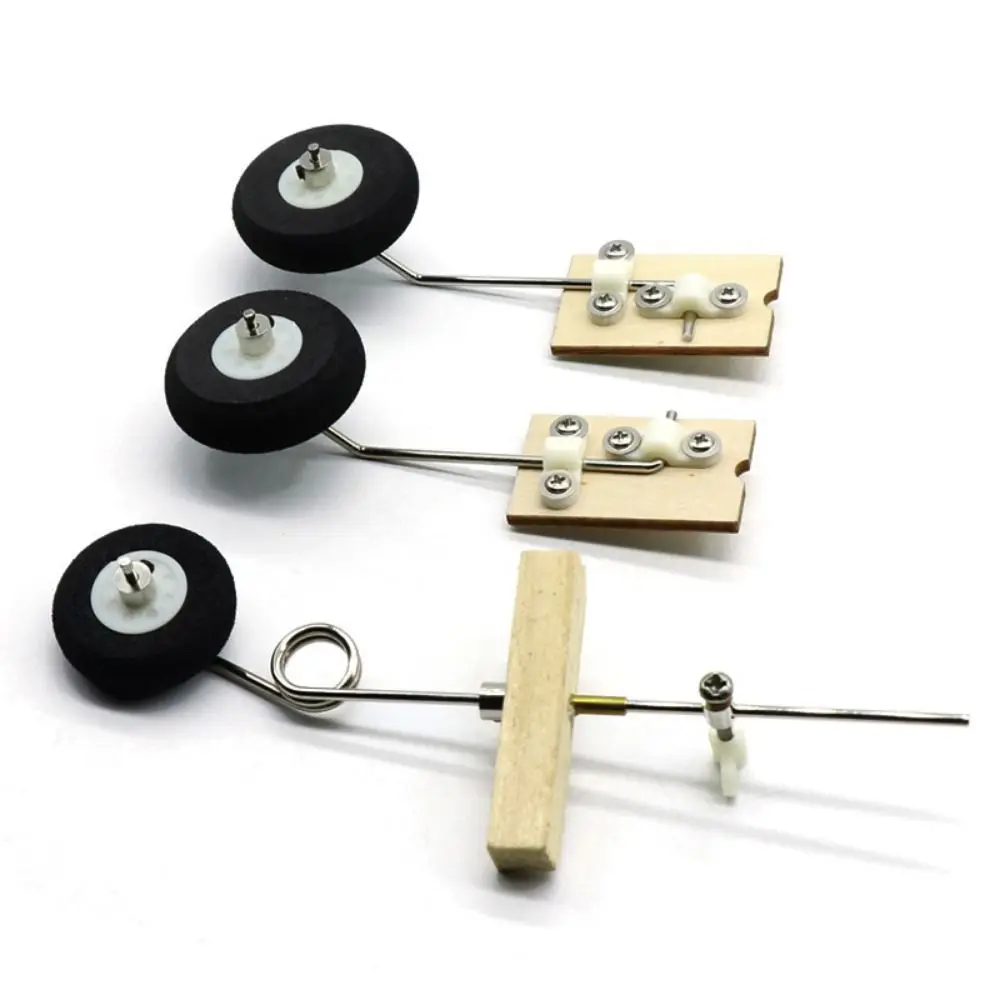 1Set New Plastic&Metal KT Board Aircraft 25-30mm SU27 Remote Control Airplane Front Wheel Steering For Fixed-wing Aircraft Model