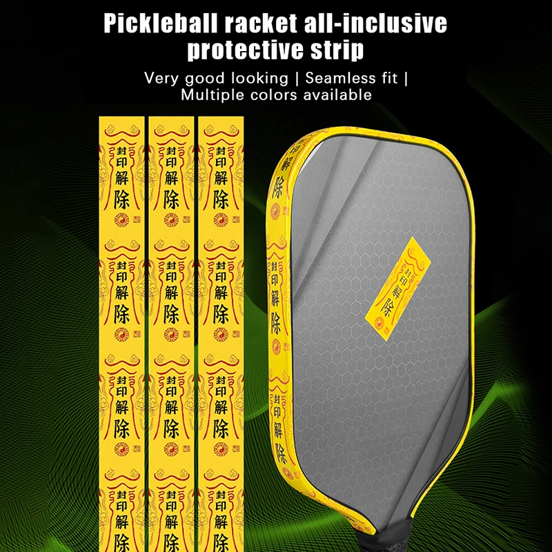 Seal Release Pickleball Racket Edge Sticker Shock Absorption Durable Pickleball Racket Frame Protective Tape For 16mm Rackets