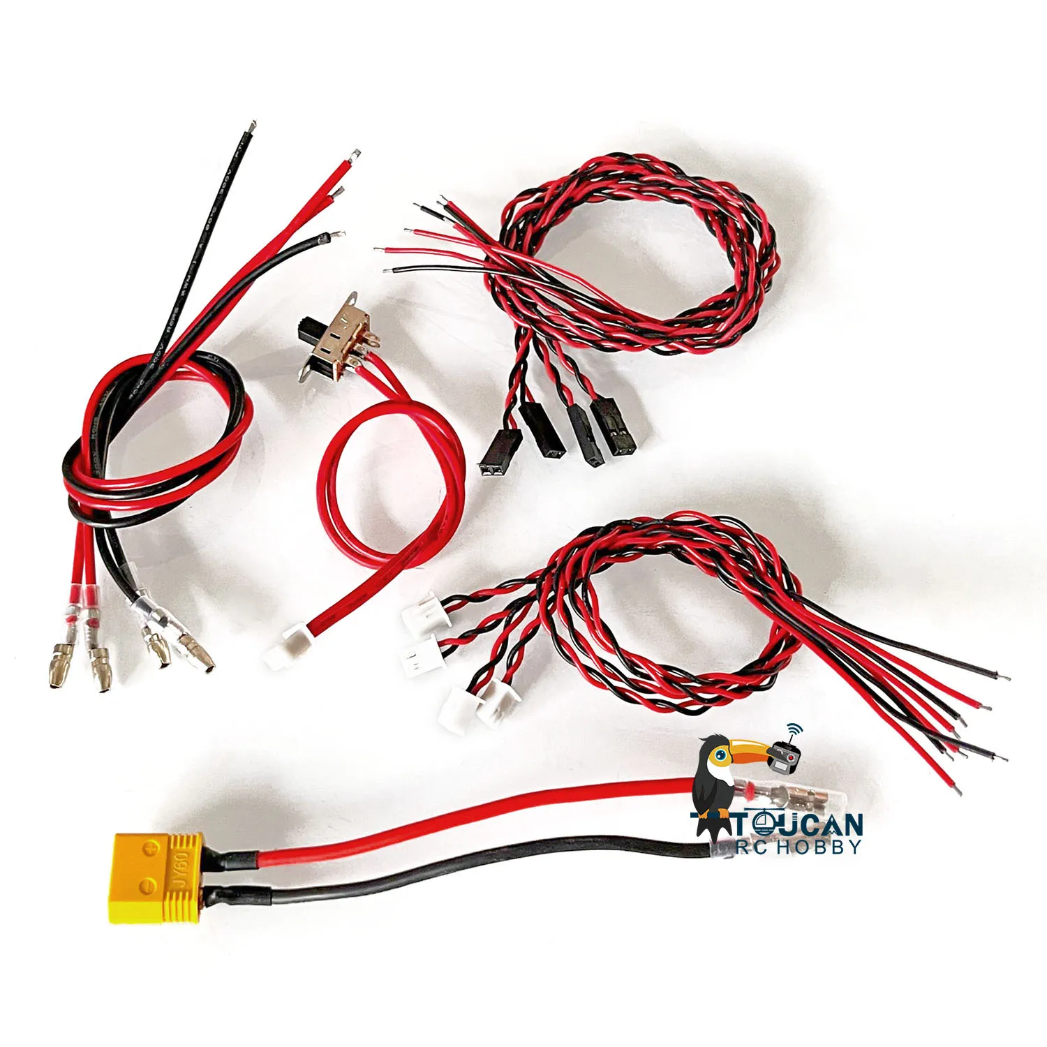 Accesorios de Cable para 1/16 RC Heng Long 5,3 Ver tanque convertido a 6,0 7,0 Ver modelo Toucan RC Hobby DIY repuestos TH22217