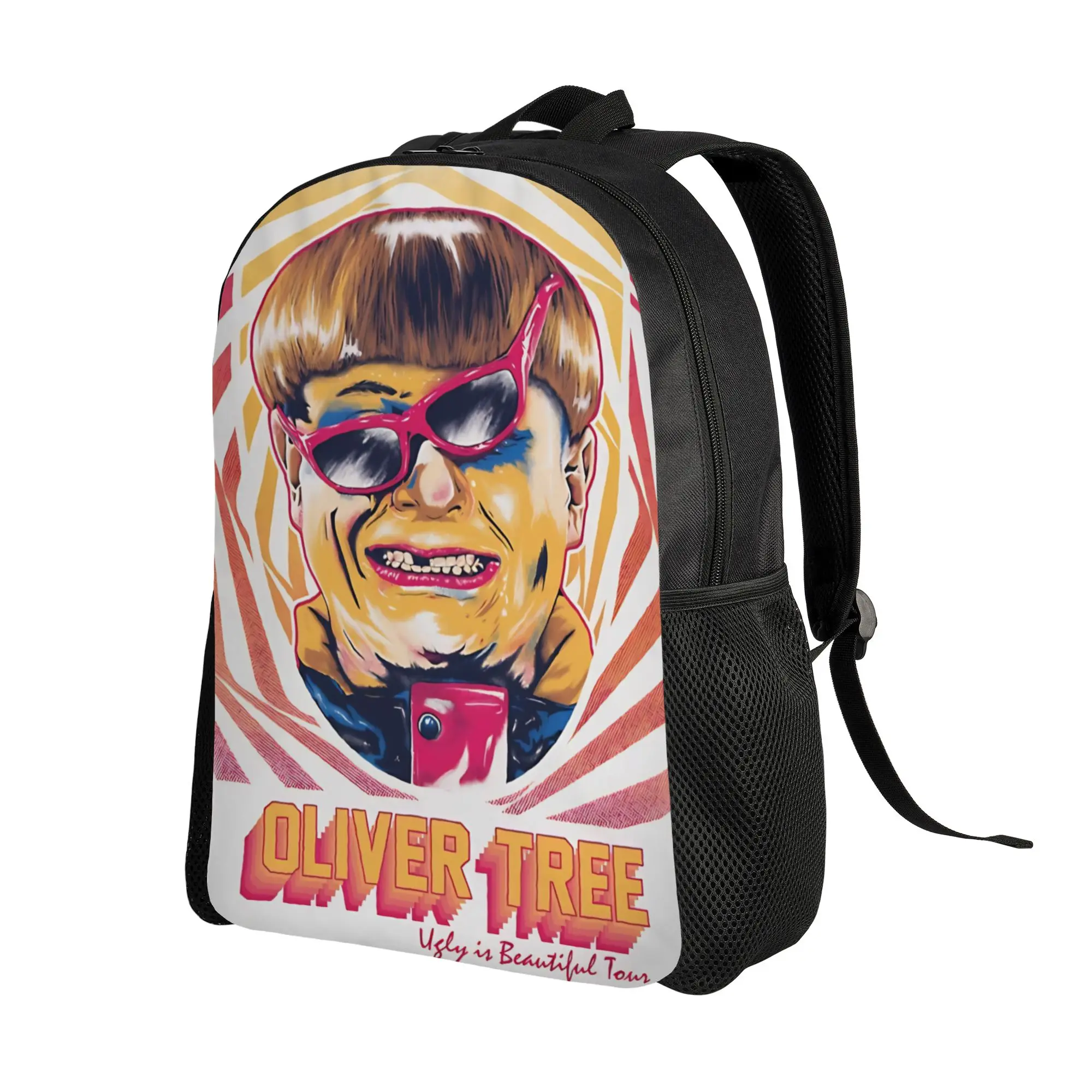 Oliver Tree Ugly is beautiful Backpack for Men Women Cool Student Work Daypack  Laptop Shoulder Bag Lightweight