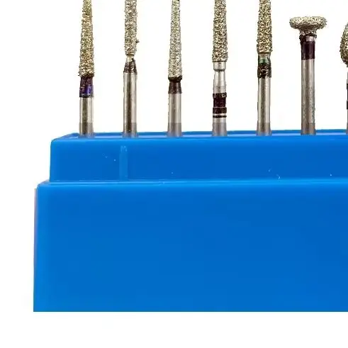

Dental Diamond Burs Drill for Teeth Porcelain Ceramics High Speed Handpiece Emery Bits Oral Dentist Polish Tools 1.6mm