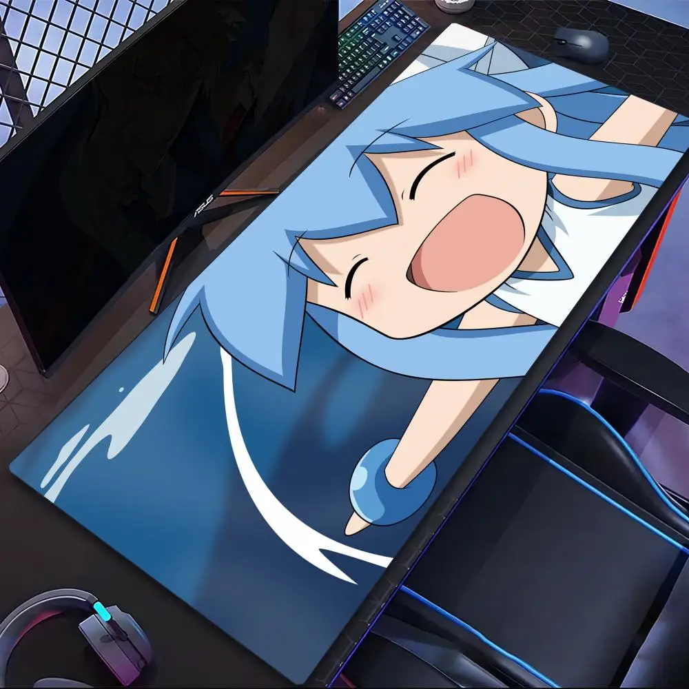 

Ika Musume The invader comes from the bottom of the sea Mouse Pad Tablet mouse Pad Laptop desktop mouse pad keyboard mat 90x40