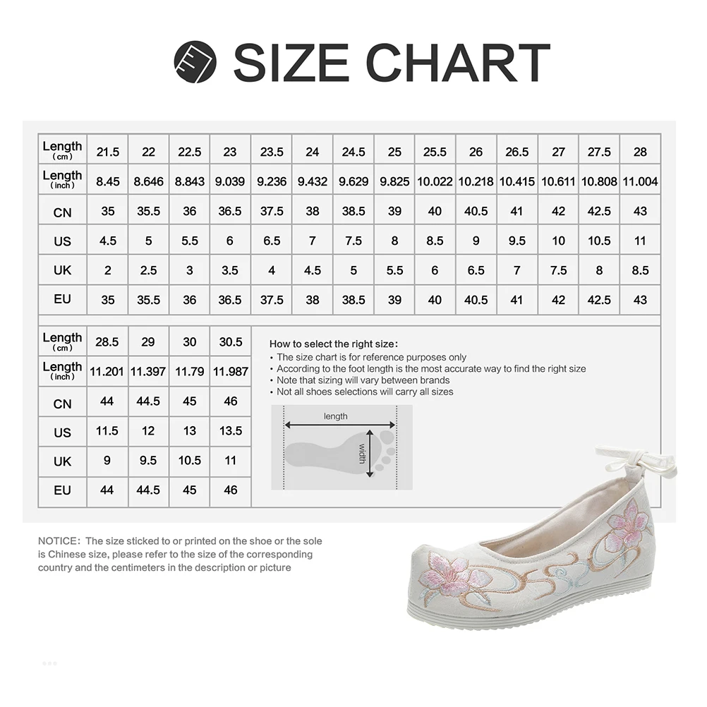 

Hanfu Shoes Ladies Women Dressy Comfortable Retro Woman Flats Cotton Vorisvina Chinese Work