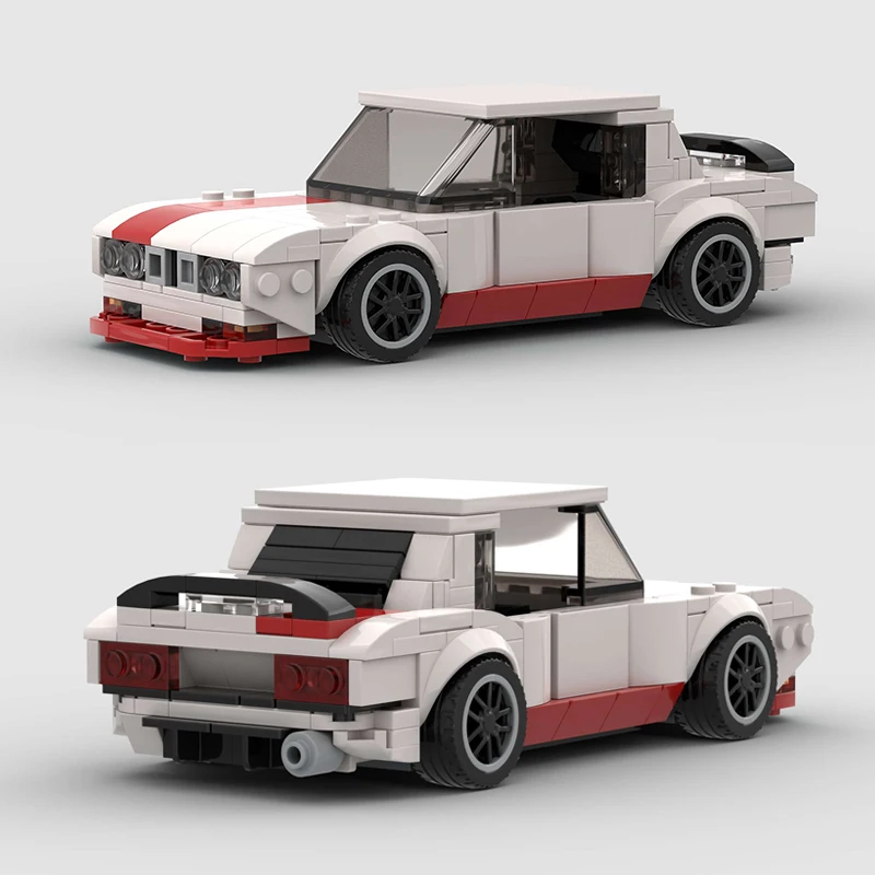 

Гоночный автомобиль MOC City Speed Champions Спортивные строительные блоки Кирпичи Детские игрушки Классический суперкар Гонщики Автомобиль F1 Техника M3 E30