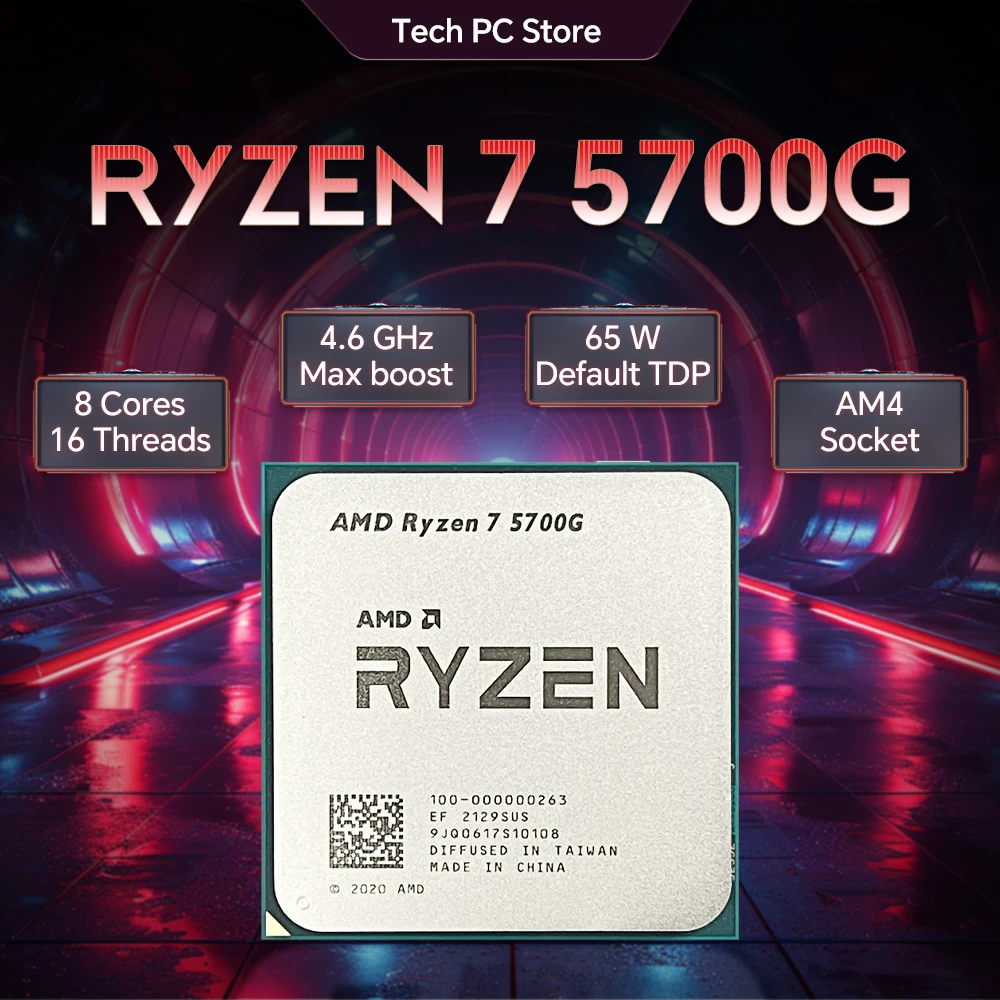 【年末セール】AMD Ryzen 7 5700G CPU AM4 AMD Ryzen 7 5700G Prozessor: Amazon.de: Computer & Zubehör