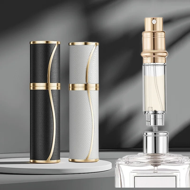 

5 мл кожаный распылитель для духов портативные контейнеры для жидкой косметики дорожные мини-флаконы для духов многоразового использования пустой распылитель-распылитель
