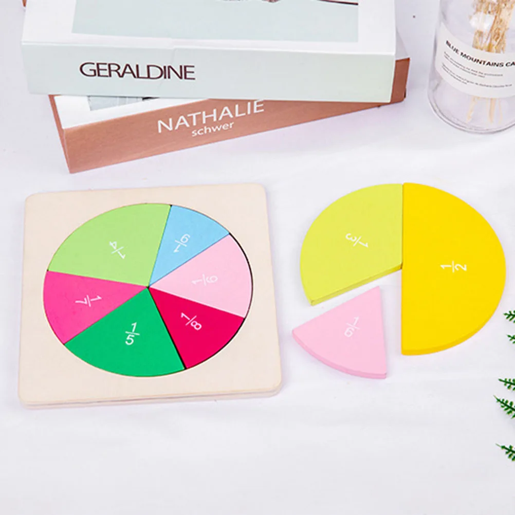 Kit de círculos de fracción de aprendizaje coloridos para rompecabezas educativos de enseñanza de matemáticas Material Premium seguro y duradero