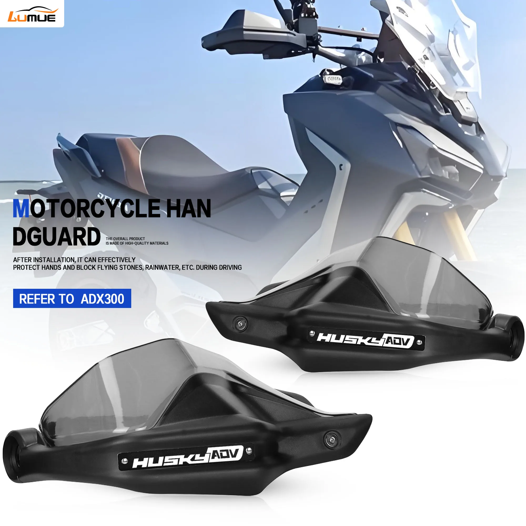 

Motorcycle ADX 300 Handguard Hand Guards Shield with mounting bracket For SYM ADX 300 300ADX ADX300 2024 2025 2026