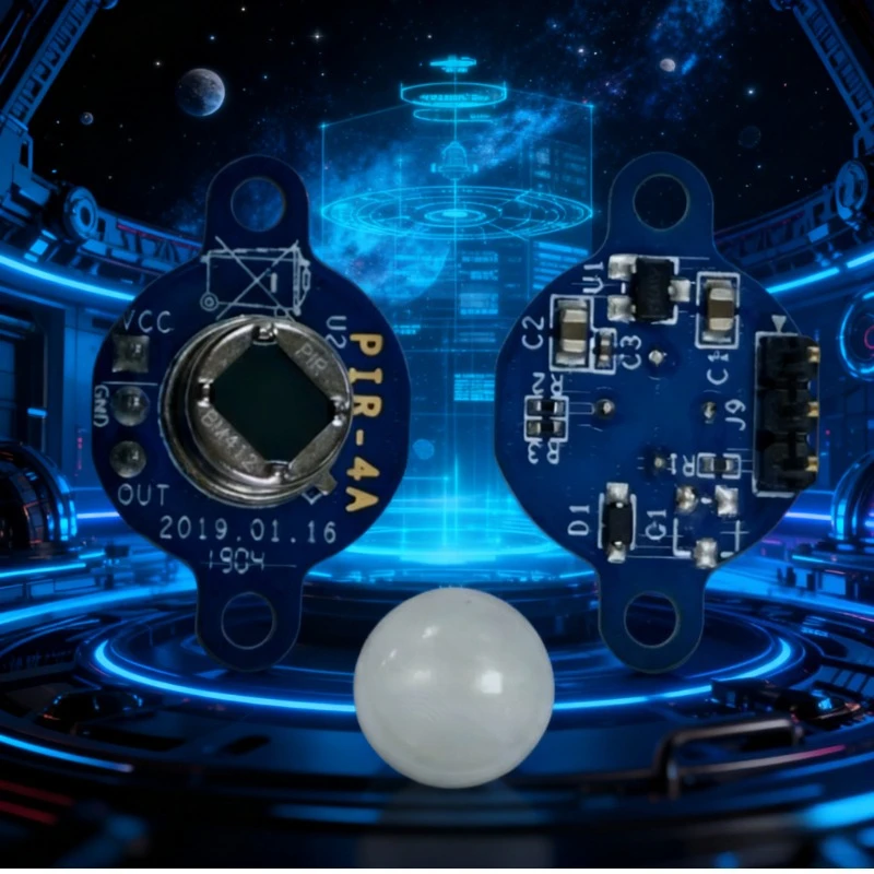 Módulo de sensor humano em miniatura PIR-4A Módulo infravermelho Chip de sensor piroelétrico