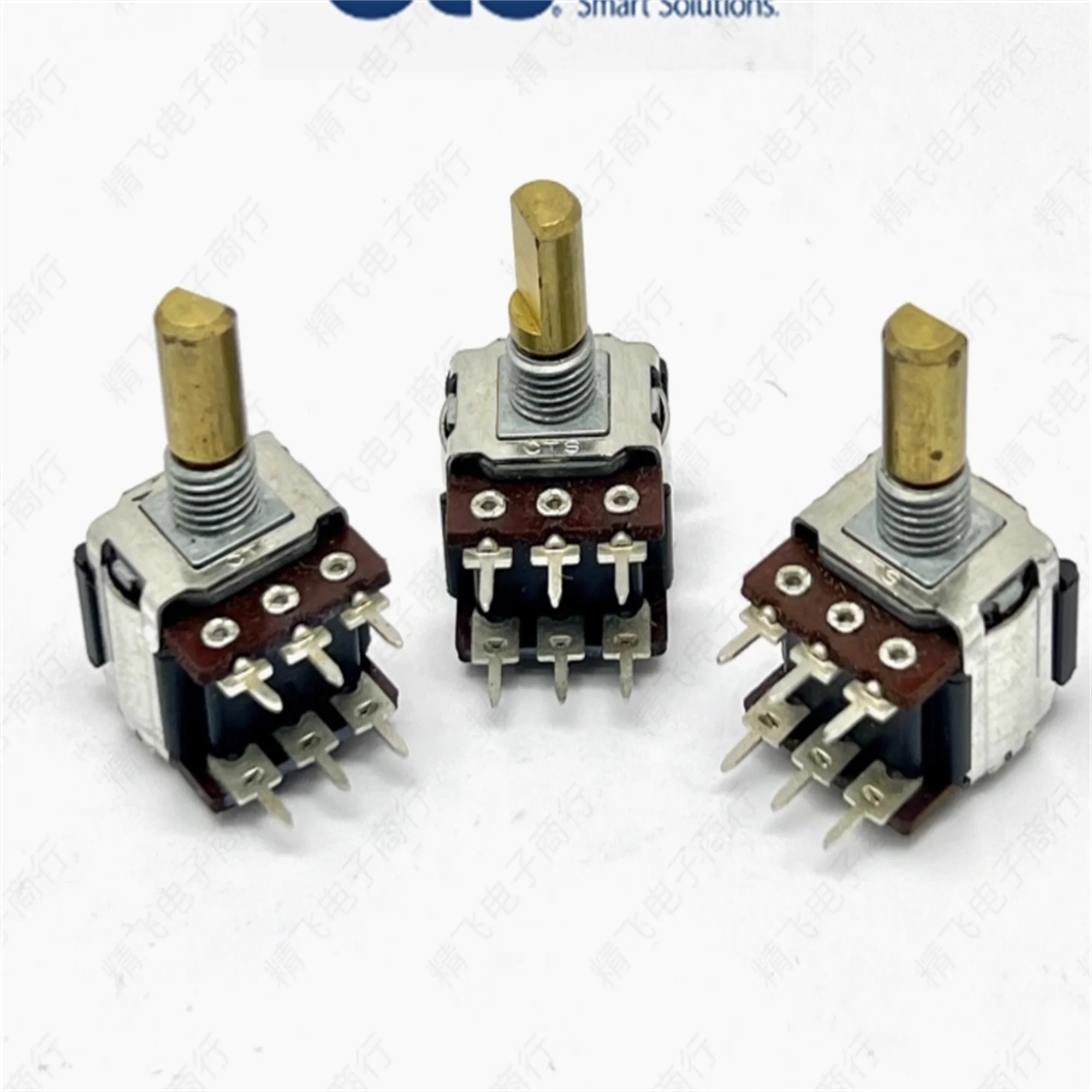 1 PCS original CTS dual encoder from the United States, 16 positioning encoder potentiometer with step 288S0121 half axis 15MM