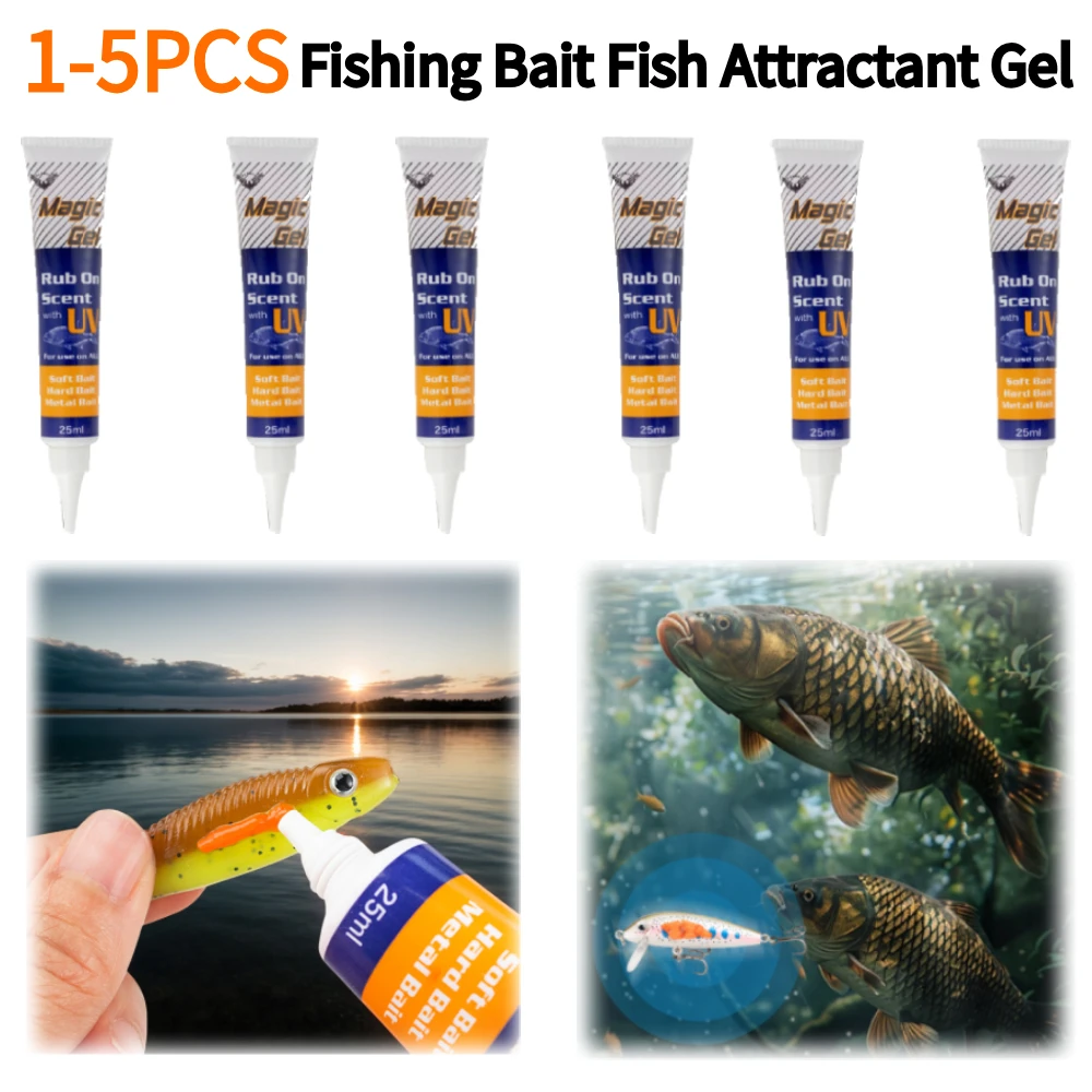 1-5 قطعة Powerbait المعطرة الطبيعية الجذب محسن الأسماك جذب هلام قوي إغراء علف الاسماك المضافة تعزز رائحة الطعم كاذبة