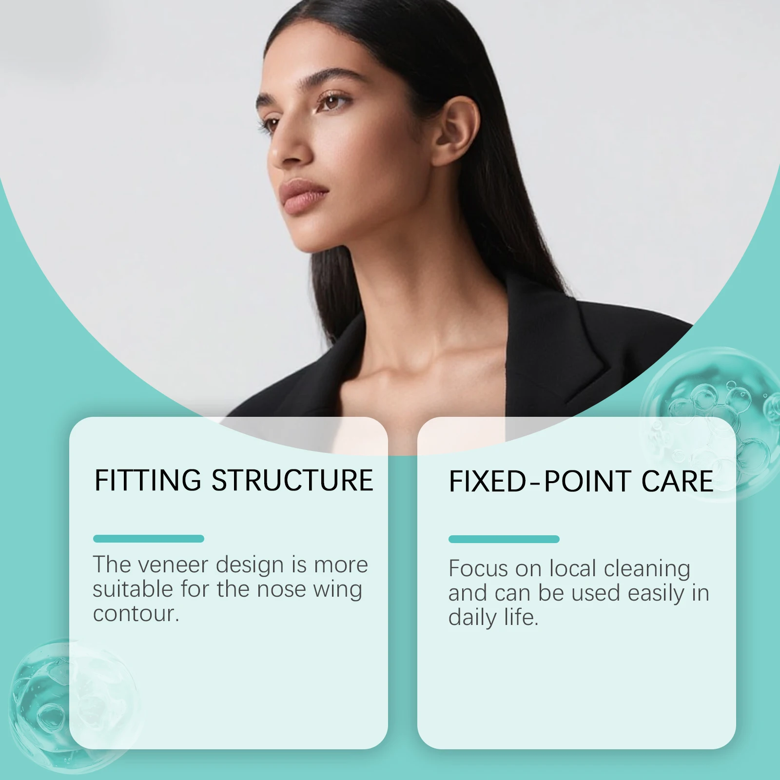 بقع مسام الأنف التطهير العميق شرائط مسام الأنف إزالة الرؤوس السوداء الأنف تنظيف التصحيح لمسام الأنف البثور Zits والزيت