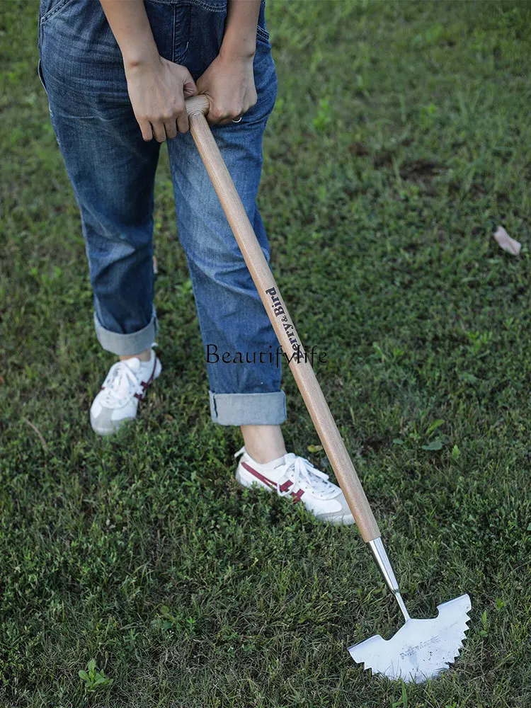 Lawn Ditch Trimming Shovel Semicircle Serrated Goosing Grass