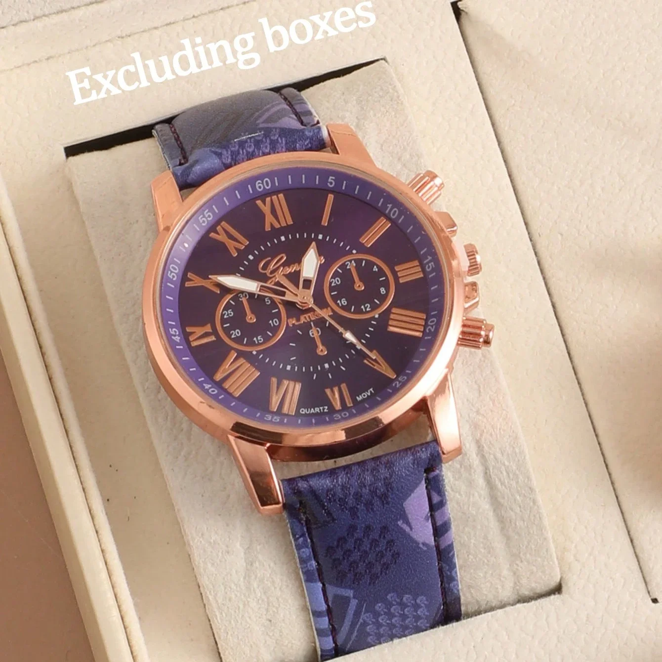 

Женские часы Colorful Series, милые женские часы в деревенском стиле, классические кварцевые часы с римским циферблатом (коробка не входит в комплект)