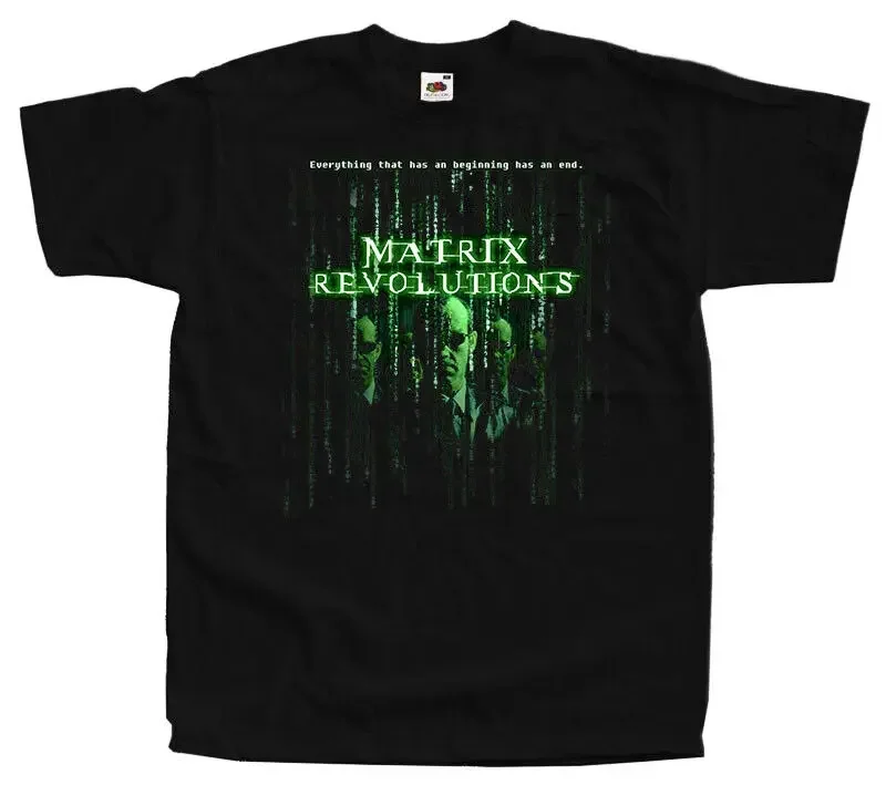 

MATRIX Poster v3 T SHIRT TEE Neo black Shirt all sizes S to 5XL