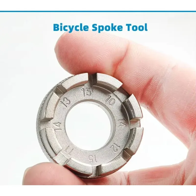 Bicycle Spoke Nipple Wrench 8 Way Groove Bike Wheel Rim Adjuster Spanner Galvanized Repair Service Mtb Tool Key Accessories image 6