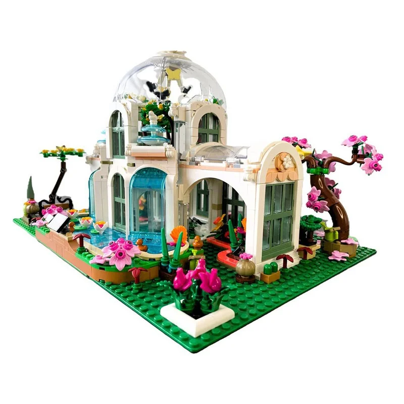 ชุดตัวต่อ MOC สวนพฤกษศาสตร์ 1853 ชิ้น แบบจำลองทางเลือก ของขวัญคริสต์มาส ตัวต่อประกอบเอง ของเล่น DIY เสริมสร้างความคิดสร้างสรรค์ ของขวัญวันเกิด