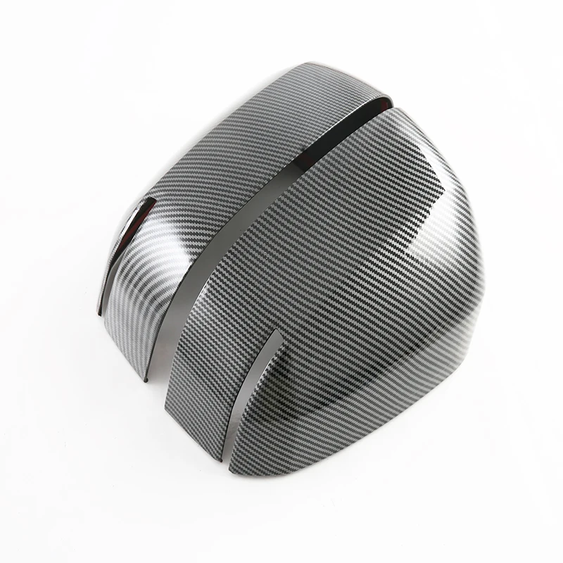 

For Hyundai Santa Fe SantaFe 2023 2024 ABS Carbon Fiber Rear View Cover Trim Rearview Mirror Case Cap Overlay car Accessories