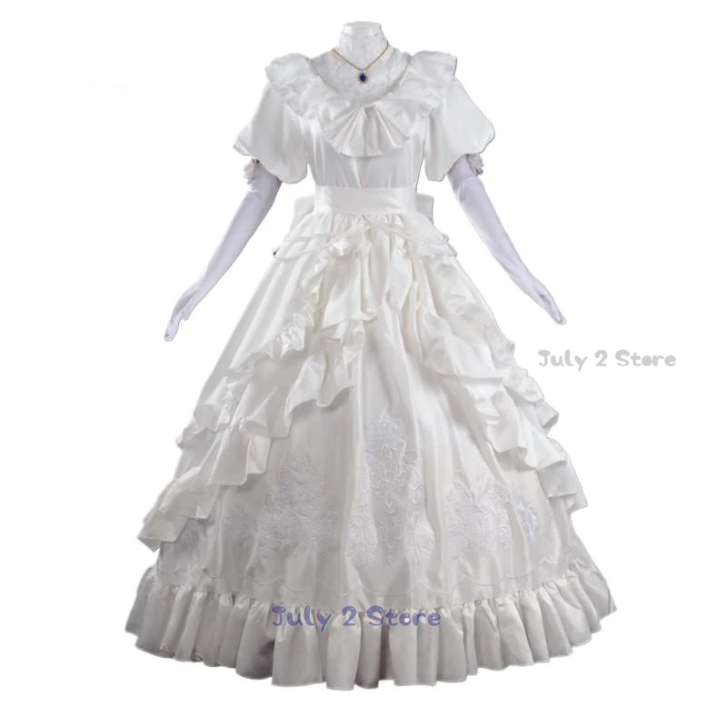 Game Identity Ⅴ Bloody Queen Cosplay Mary Costume Lolita Dress Skin Promised Day Wig Woman Halloween Fancy Masquerade Ball Gown