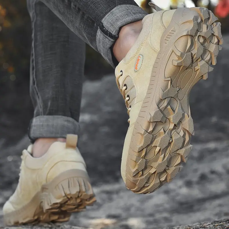 خريف جديد كول أحذية تسلق الجبال رجالي عدم الانزلاق منخفضة أعلى المشي لمسافات طويلة أحذية رياضية للرجال شبكة تنفس في الهواء الطلق المشي حذاء رجل