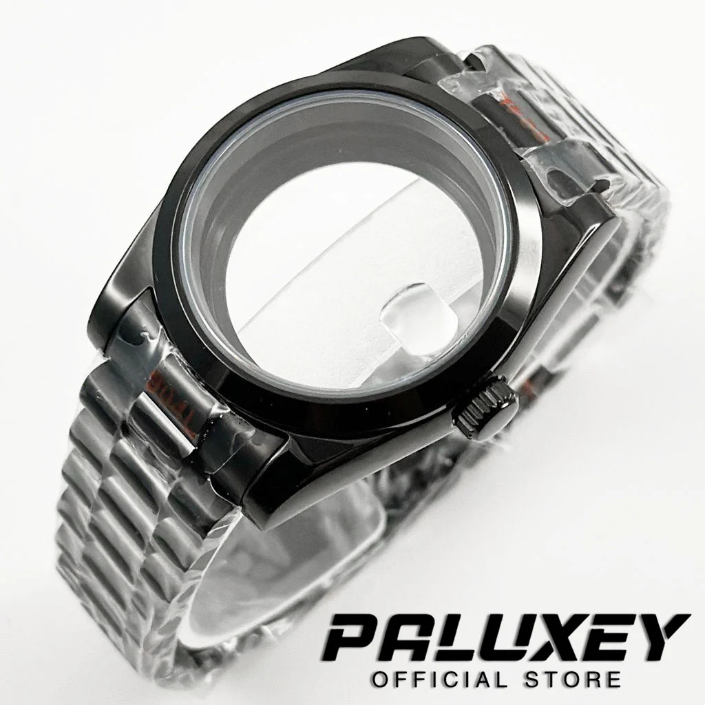 

PVD Black 36MM/40MM NH35 Watch Case Stainless Steel Bracelet Sapphire Glass For NH34 NH35 NH36 NH38 NH70 ETA2824 PT5000 Movement