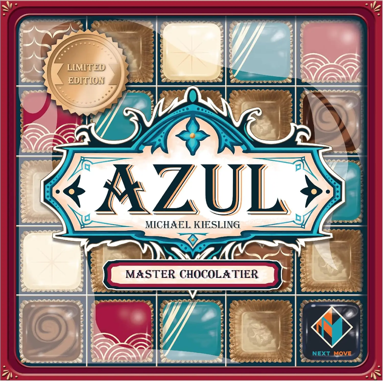 Azul Chocolate Master Chess Board Game - Tile Placement, Suitable for Children and Adults, Suitable for Children Over 8 Years Ol