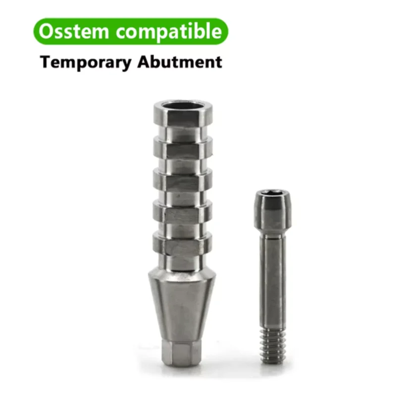Dentistry Parts Temporary Abutment for Osstem Dental Prosthetic Component Metal Restoration Dental Accessories