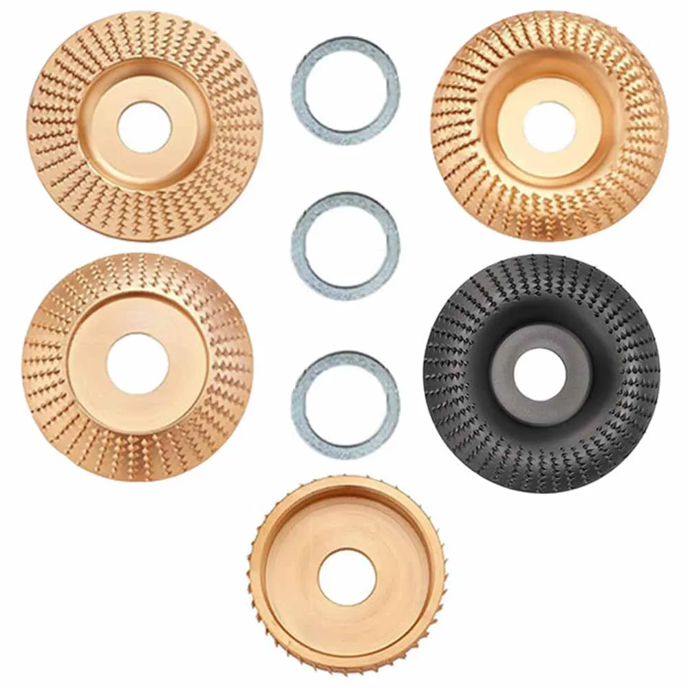 22mm Inner Diameter Sanding Polishing Wheel Abrasive Disc, Versatile Wood Carving Shaping Grinder Wheel Woodworking Tool Set