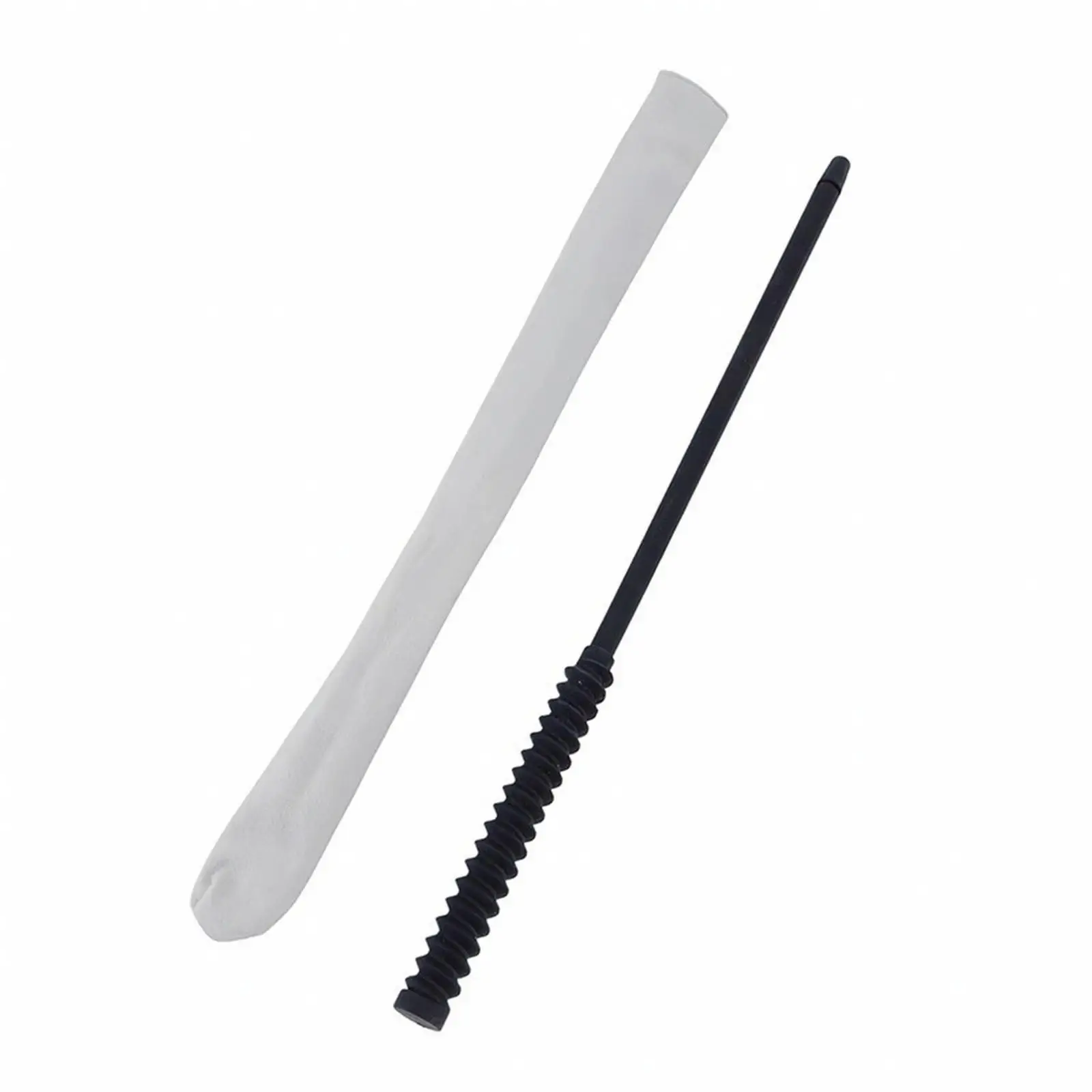 Flute Cleaning Rod with Silicone Sleeve | Profile Design, Non-Slip, Flute Cleaning Rod with Silicone Grip, for Instrument