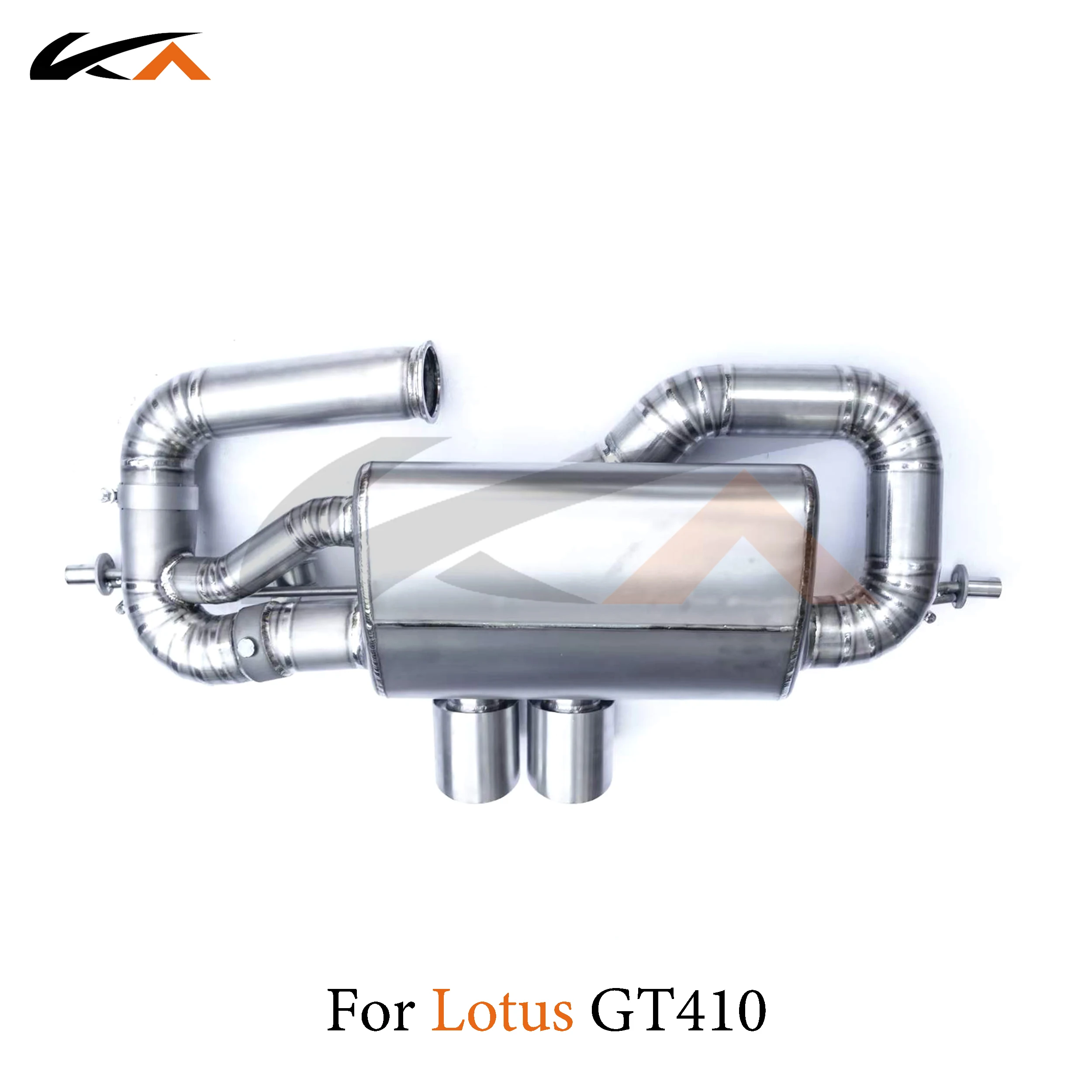 KA Tuning exhaust system titanium alloy catback for Lotus GT410 rear section performance parts muffler valve