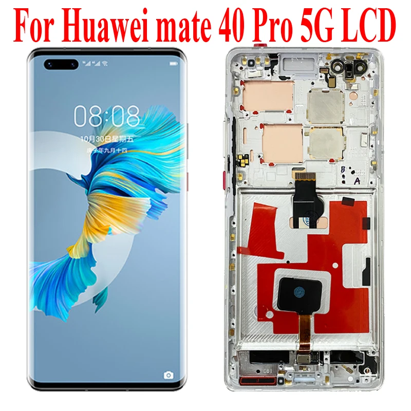 

6.76"NOH-NX9 LCD For Huawei Mate 40 Pro LCD Dsiplay Touch With Frame Digitizer Assembly For Mate 40Pro NOH-AN00