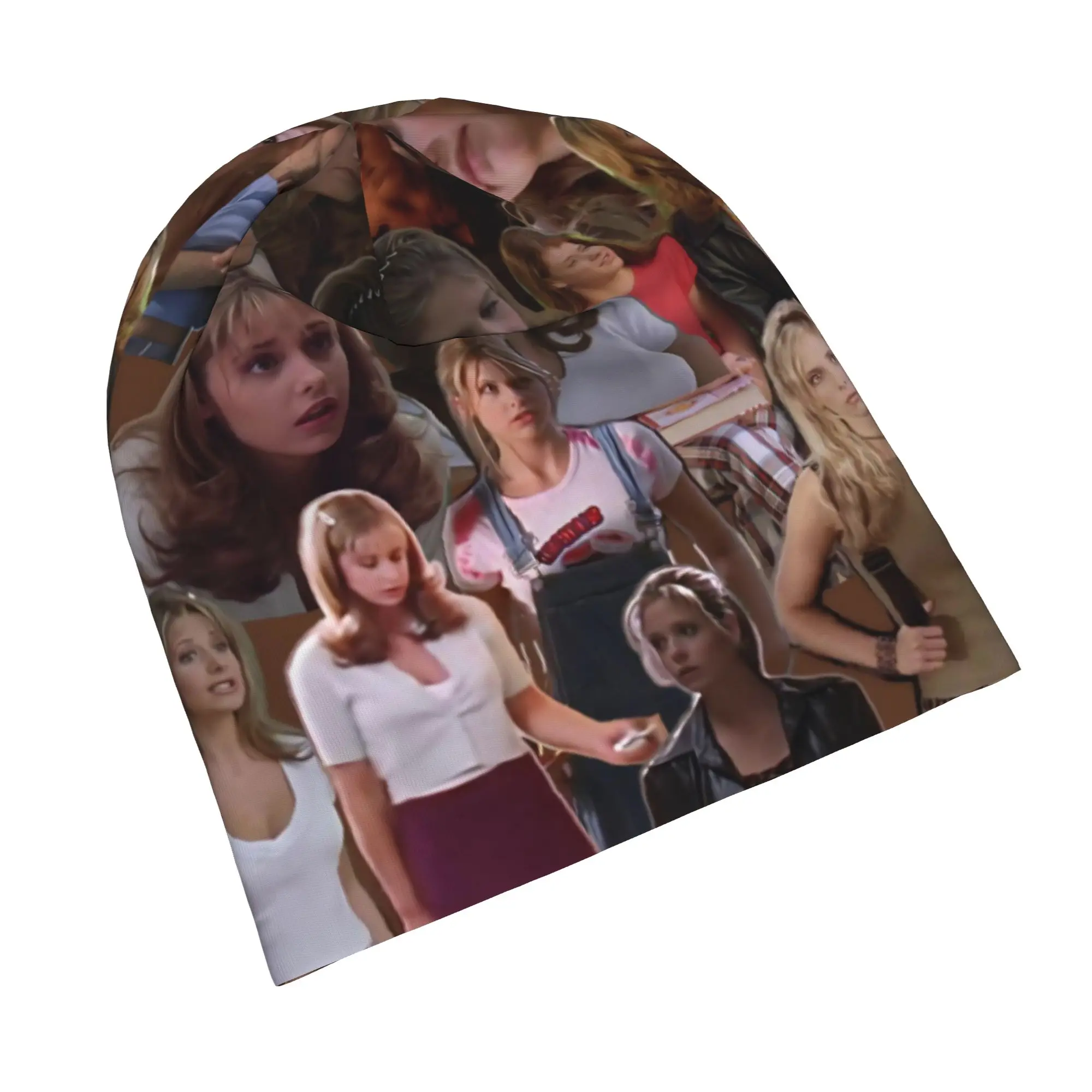 Buffy the Vampire Slayer Bonnet Hats Goth Street Horror Movie Skullies Beanies Hat Men's Women's Warm Multifunction Caps
