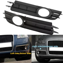 Left Right Front Bumper Fog Light Lamp Cover Grille for Audi A6/A6 Quattro C6 2005 2006 2007 2008 4F0807681A 4F0807682A