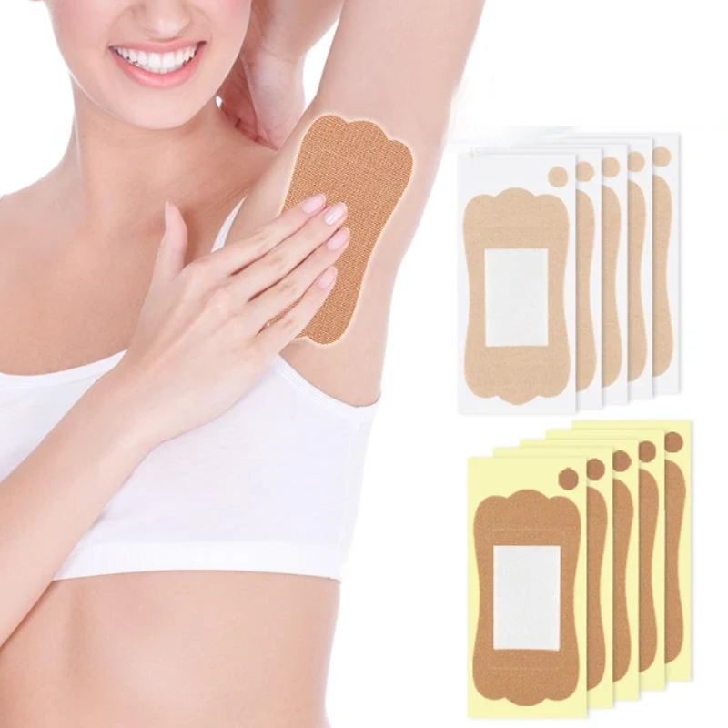Underarm Absorb Sweat Patch Unisex Armpit Ultra-thin Sweat Absorbing Sticker Plantar Anti Odor Moisture Absorption Soft Paster