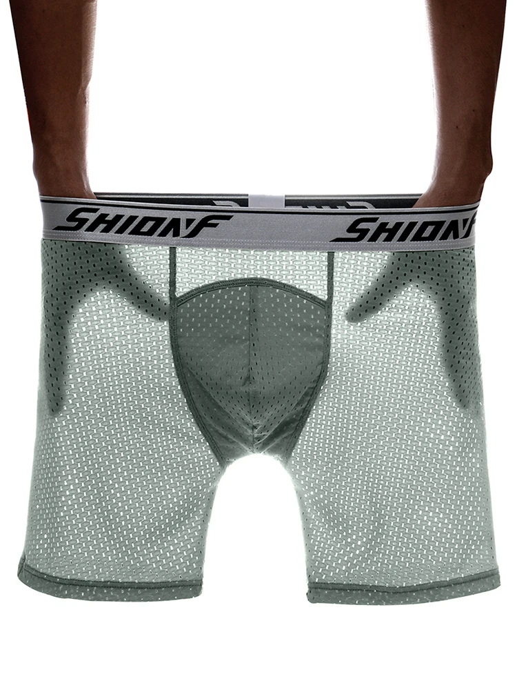 Confezione da 3 biancheria intima da uomo, slip Boxer da uomo, traspirante, confortevole, traspirante, Extra lungo, slip Boxer di grandi dimensioni