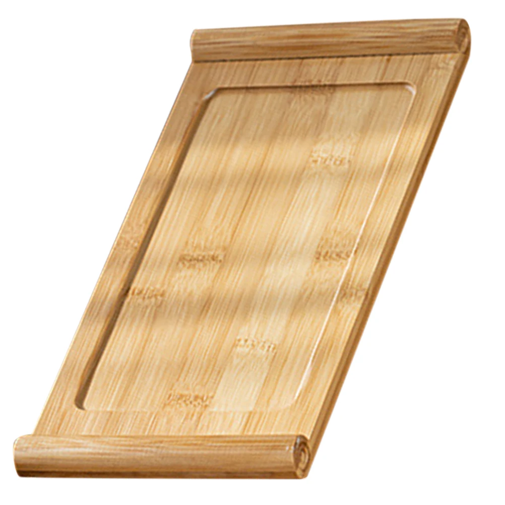 

Bamboo Tea Tray 27x13cm Rectangular Home Decor Small Food Serving Japanese Style Storage Mini Long Tea Set Display