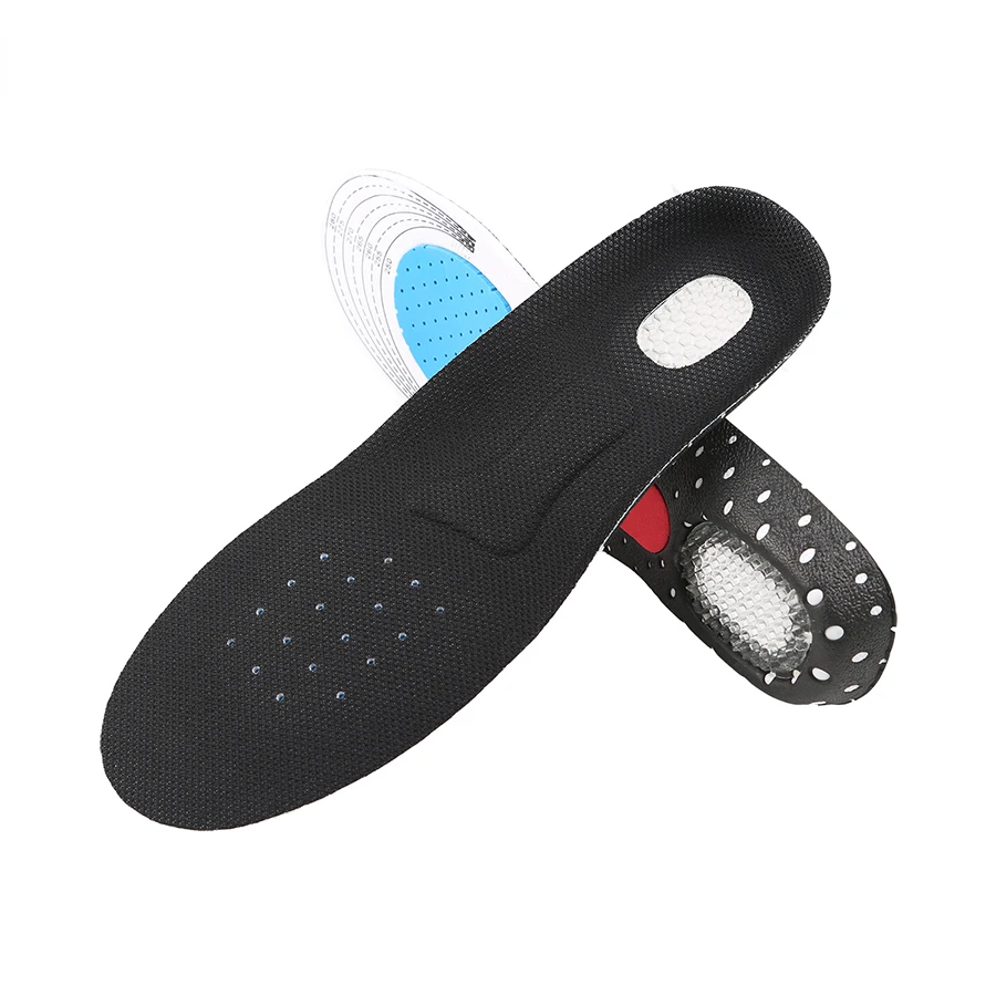 1Pair Men/Women SOFT Silicone Gel Honeycomb Massaging Insoles Running Athletic Silicone Pads Inserts Insoles Orthopedic Shoes