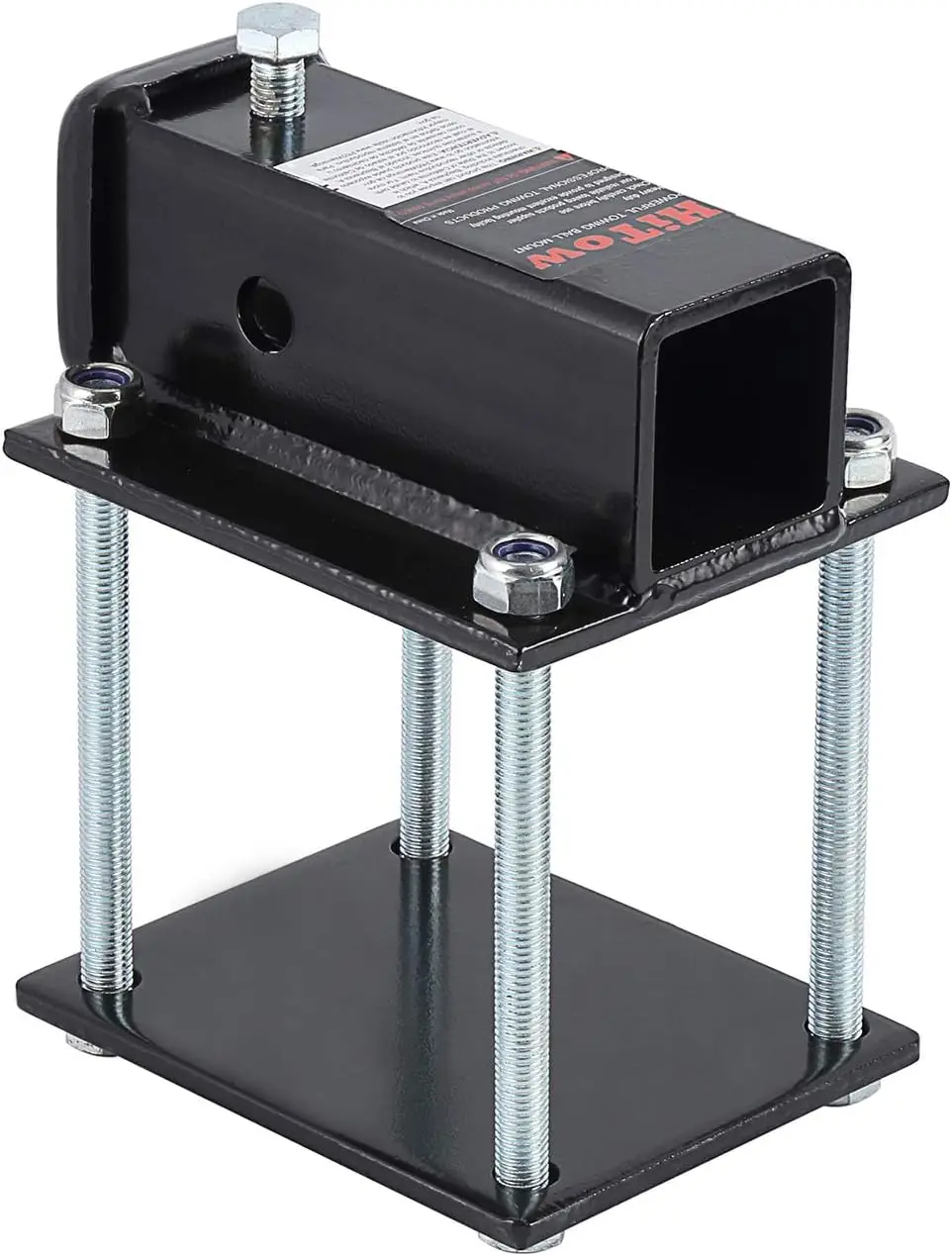 Adaptor Hitch Receiver untuk Rak Sepeda di Bumper RV, untuk Bumper RV Persegi 4~4.5'