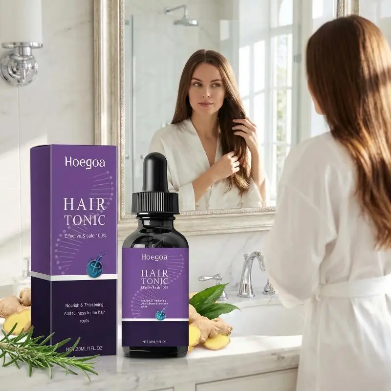Hair  Serum Nourishing Plant Oils Promote Thicker Fuller Hair Minimize Breakage Daily Scalp Use 30ml