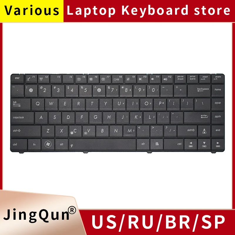 

New US Russian SP BR Laptop Keyboard For ASUS K45D K45DR K45DV K45N Replace Notebook Keyboard