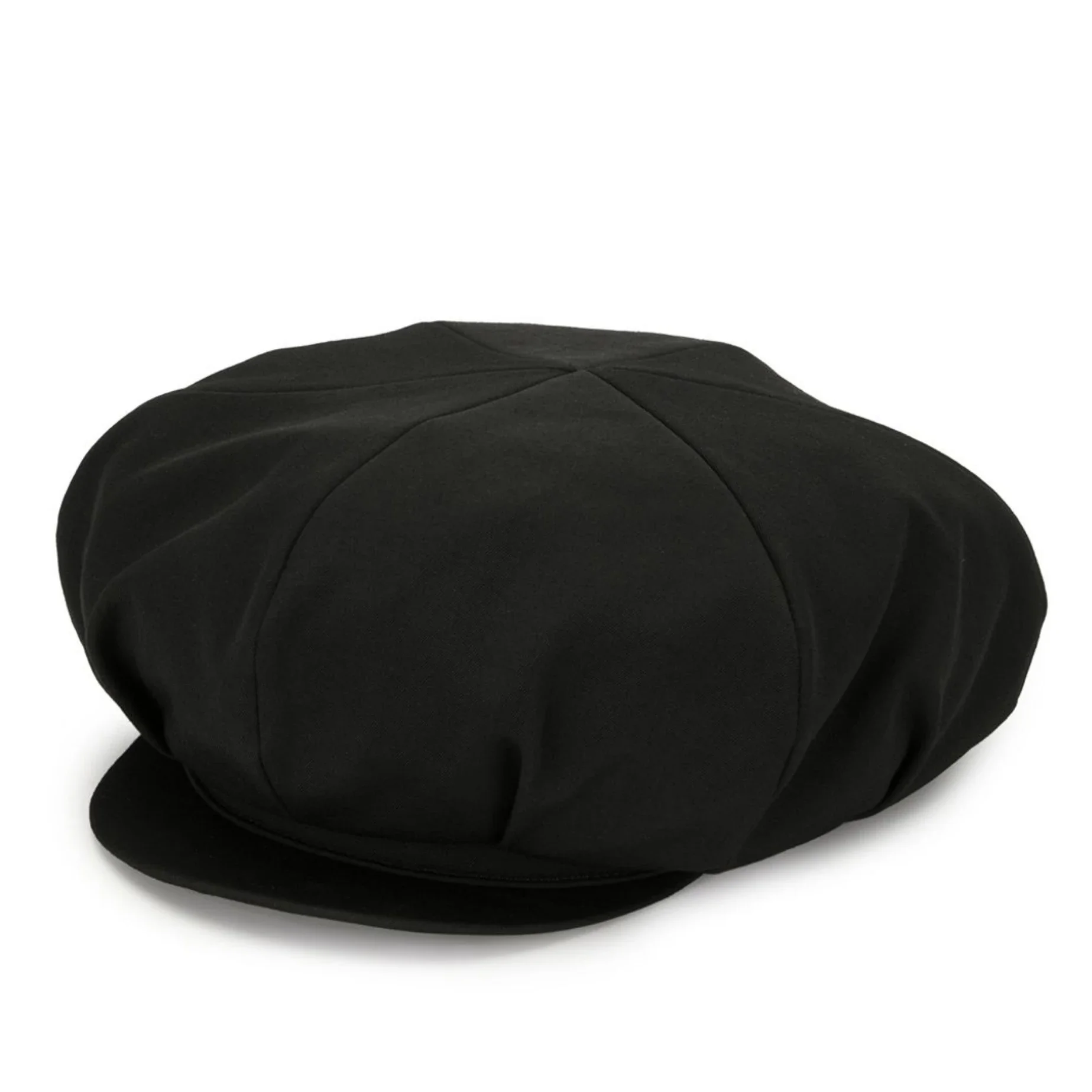 قبعة YOJI OOAK بتصميم ياباني أصلي داكن بلون سادة من الصوف الكلاسيكي #1