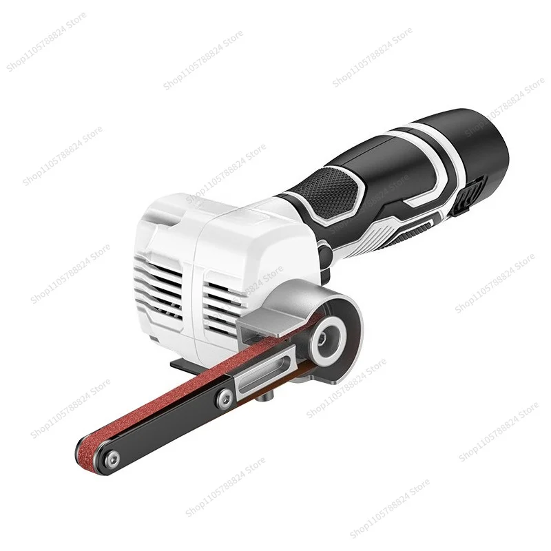 For Lithium Battery Wireless Belt Sander Grinding and Polishing Machine Woodworking Sand Belt Machine Lithium Battery