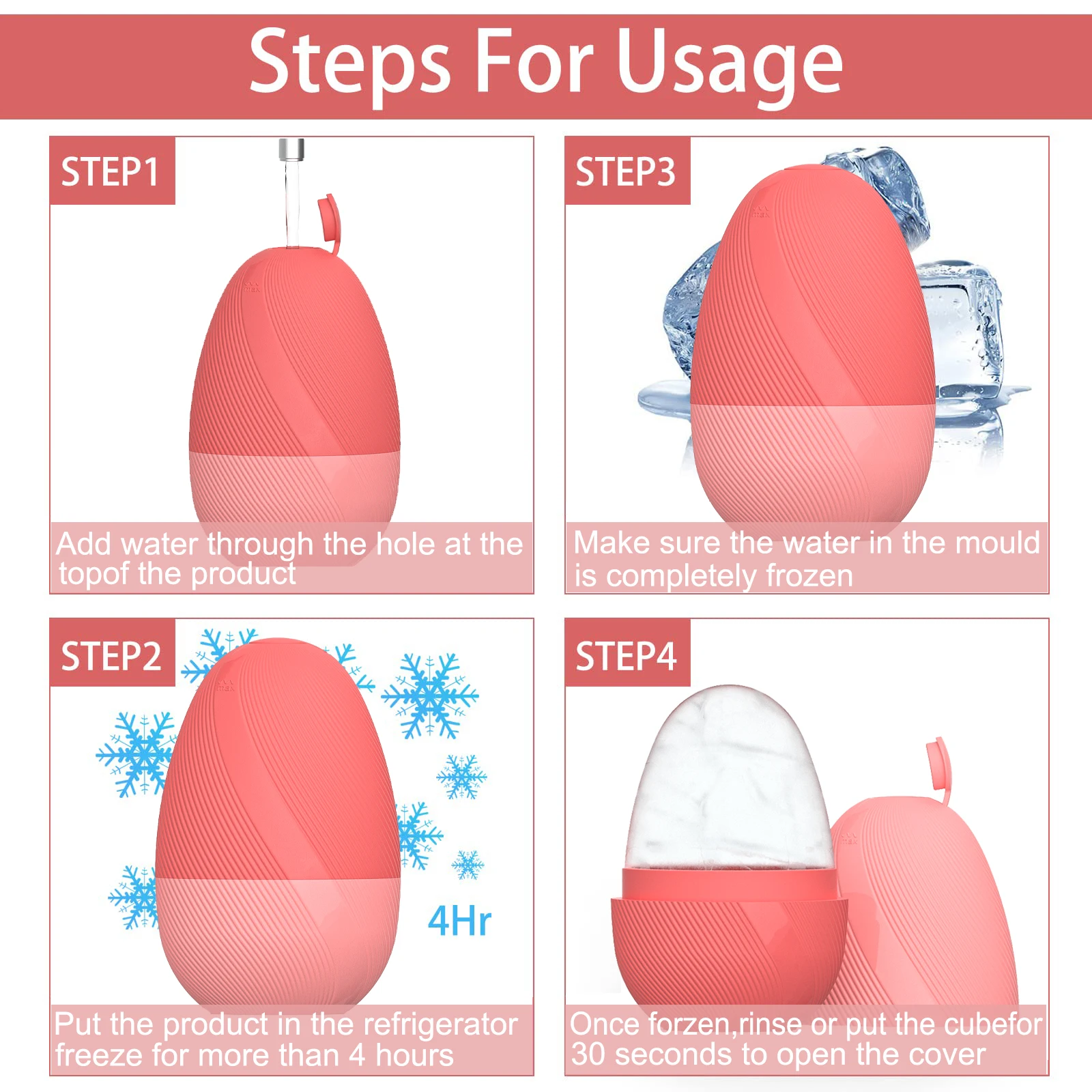 Ice Face Roller และสแตนเลส Gua Sha ชุดเครื่องมือ, เครื่องนวดหน้า Ice Roller Skin Care เครื่องมือชุดความงาม Lifting Contouring เครื่องมือ